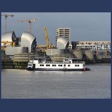 Pearl of London at the Thames Barrier Pearl of London at the Thames Barrier